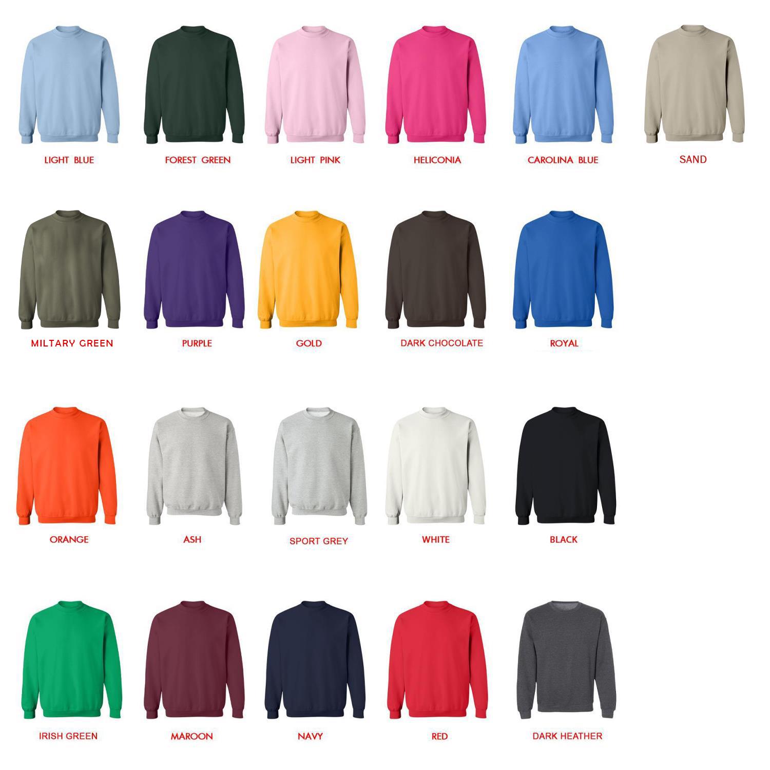 sweatshirt color chart - Ranma 1/2 Merch