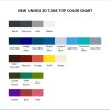 tank top color chart - Ranma 1/2 Merch