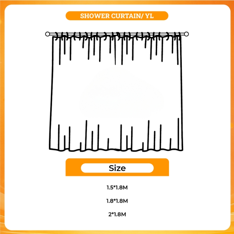 3D shower curtain - Ranma 1/2 Merch